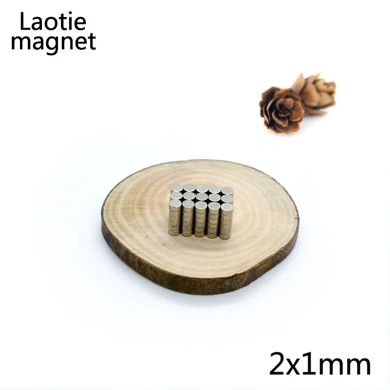 100 шт. 2x1 мм магнитные материалы неодимовый магнит постоянный Permanent Mini мини маленький круглый диск сильный Мощный diy игрушки тонкий диск