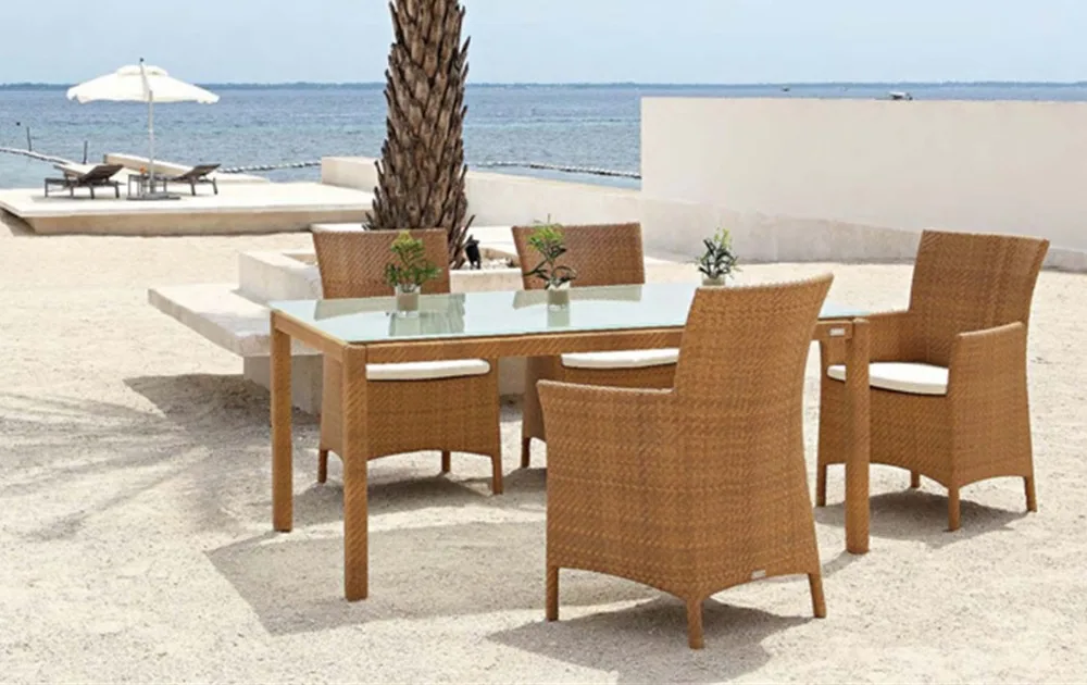 2017 Perdagangan Jaminan Kualitas Tinggi Hideaway Tugas Berat Meja Makan Dan Kursi Rotan Table Table Dining Table And Chairtable And Chairs Aliexpress