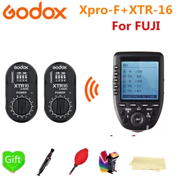 

Godox XPro-F TTL HSS Flash Trigger Transmitter + 2* XTR-16 Receiver for Fujitsu Fuji Camera Godox V860II-F TT685-F TT600 SK400II