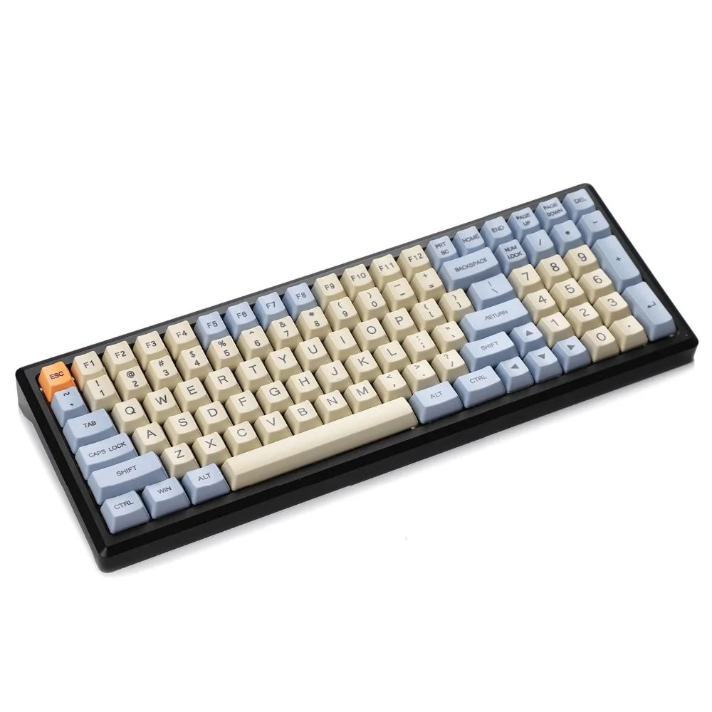 YMDK Сублимация краски 96 84 ANSI ISO Keyset OEM толстый PBT Keycap для MX механическая клавиатура YMD96 RS96 YMD75 KBD75 FC980M