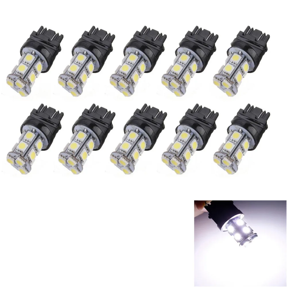 Dongzhen 10X T25 3157 5050 13 SMD задние фонари тормоза Предупредительная лампа светодиодный