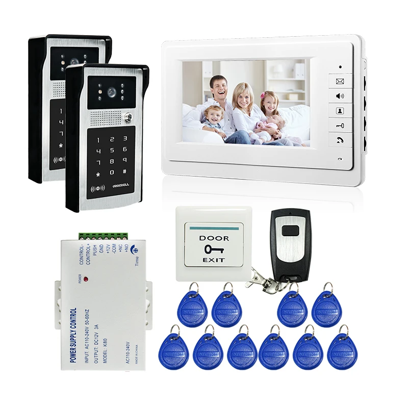 FREE SHIPPING New 7 LCD Monitor Video Intercom font b Door b font Phone System 2