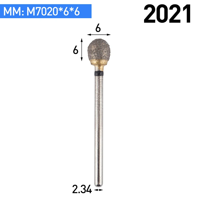 HUHAO 1 шт. 70 меш камень бит головка для очистки труб шлифовальные смолы керамика нефрит обработка спекания головки Наждачная шлифовка - Длина режущей кромки: 2021