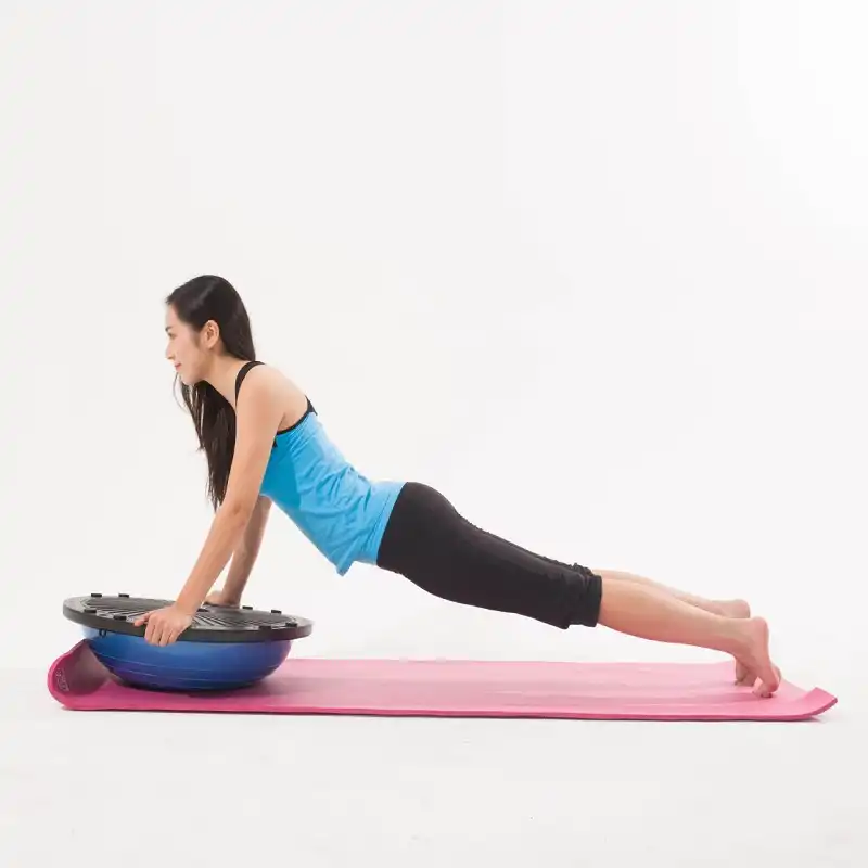 half yoga ball balance