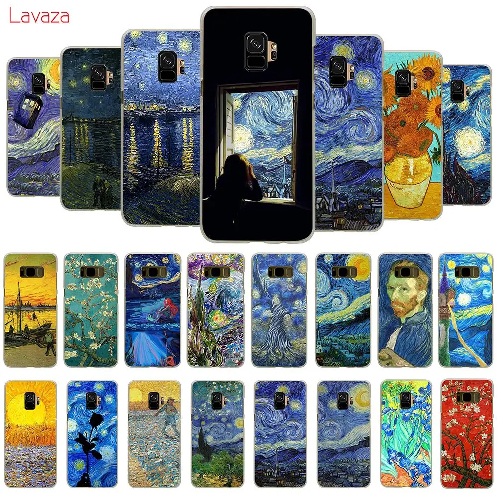 Твердый чехол для телефона Lavaza Van Gogh Starry Night Samsung Galaxy A10 A30 A40 A50 A70 M10 M20 M30 | Мобильные