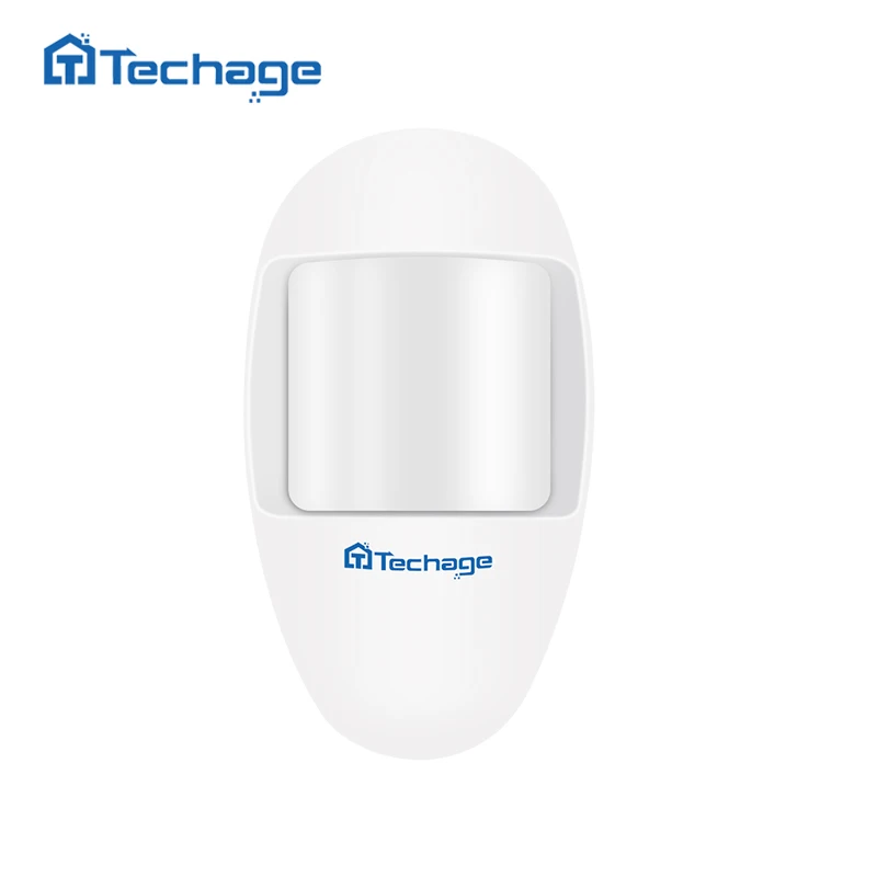 Techage Wireless PIR Motion Sensor Infrared Alarm Detector For Wifi GSM Home Burglar Alarm System Security Kit Built-in Battery Techage Wireless PIR Motion Sensor Infrared Alarm Detector For Wifi GSM Home Burglar Alarm System Security Kit Built-in Battery