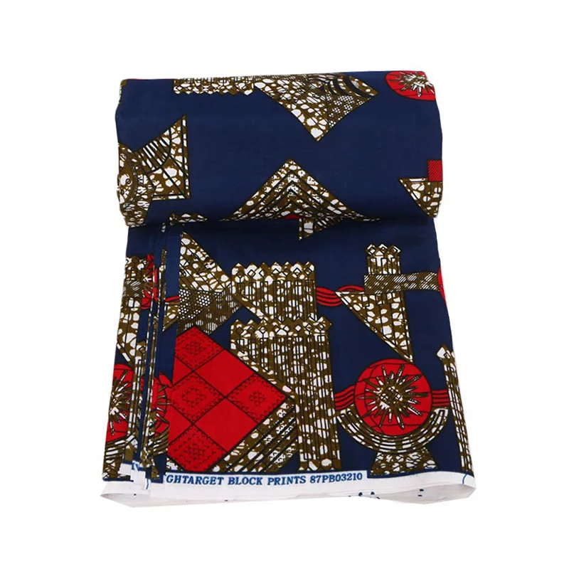 Отличный 3D блок Анкара африканская расписаная восковая ткань настоящий голландский воск ткань полиэстер высокого качества 6 ярдов для вечерние платья