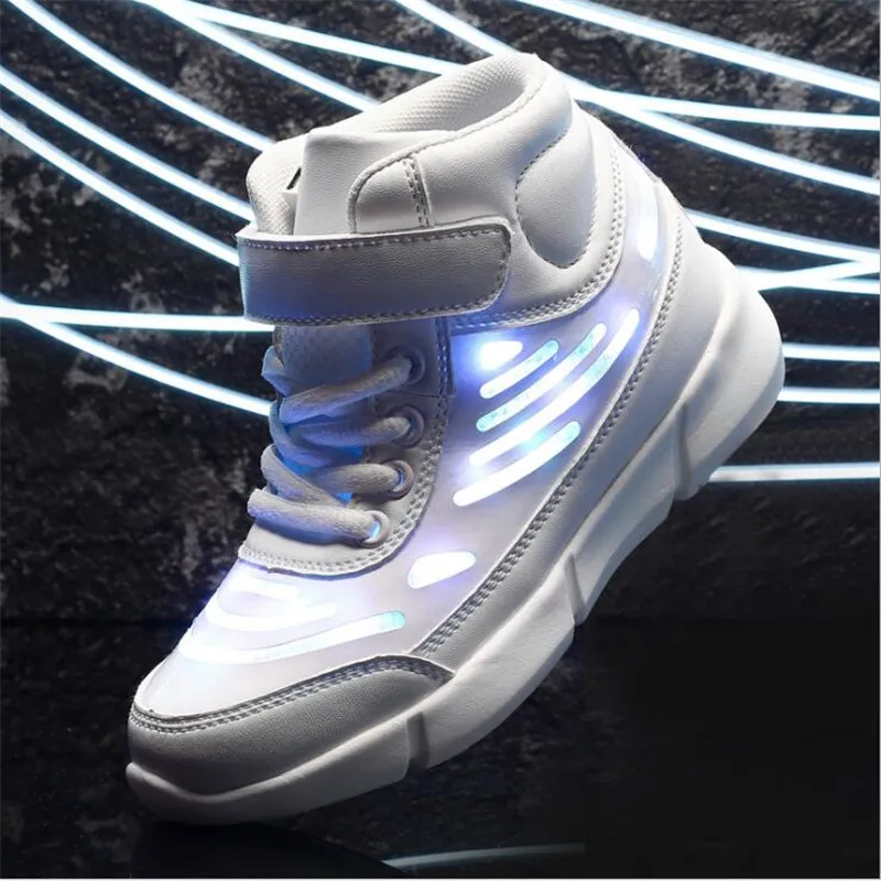 

Led Luminous Shoes for Boys Girls fashion light up casual kids Outdoor child's shoes Sports casual shoes Adults' sneakers 25-37