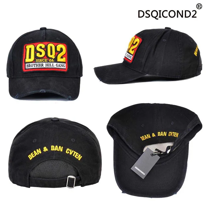 DSQICOND2 бренд DSQ бейсболка для мужчин женщин икона Snapback шляпа вышивка хлопок Письмо кепки папа кепки DSQ2 кости Garros