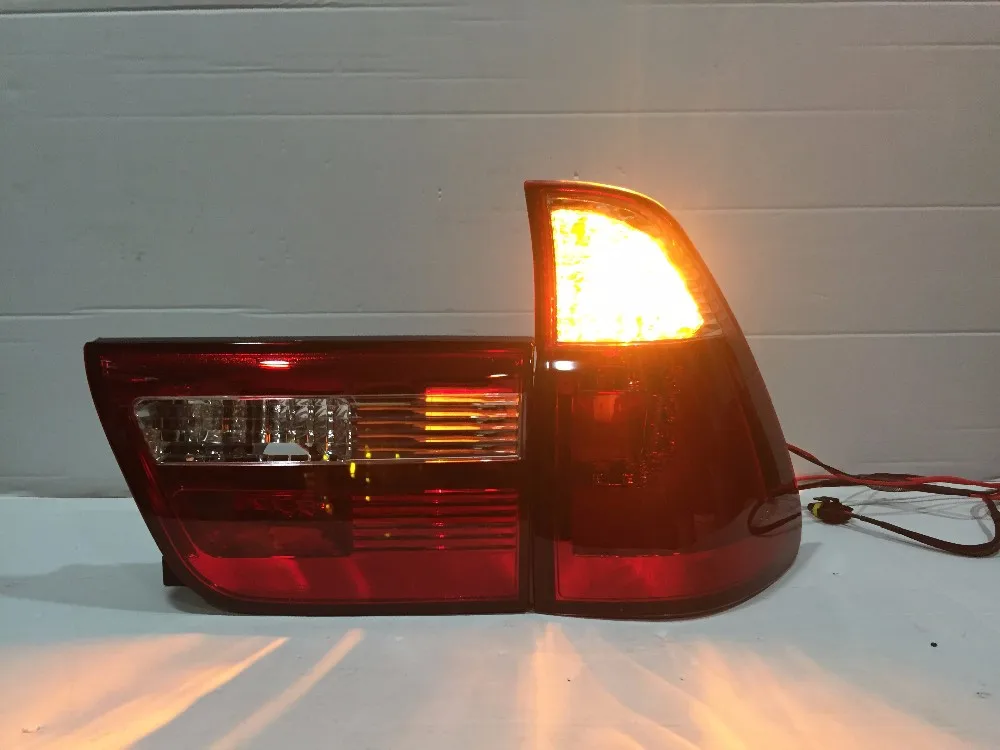 Автомобильный стильный задний фонарь для BMW X5 E53 светодиодный задний светильник 1998-2006 года DRL+ Тормозная лампа+ лампа заднего хода