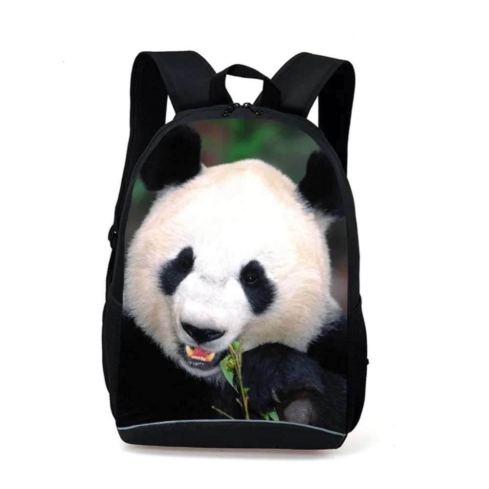 High Quality 600D/pvc Backpack Cute Boy girl Style Panda School Bags