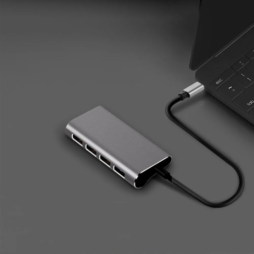 CZH-T296 Тип-c 3,1 USB концентратор USB зарядка PD алюминиевого сплава компонентов концентратор USB3.0/2,0 Быстрая зарядка концентратор