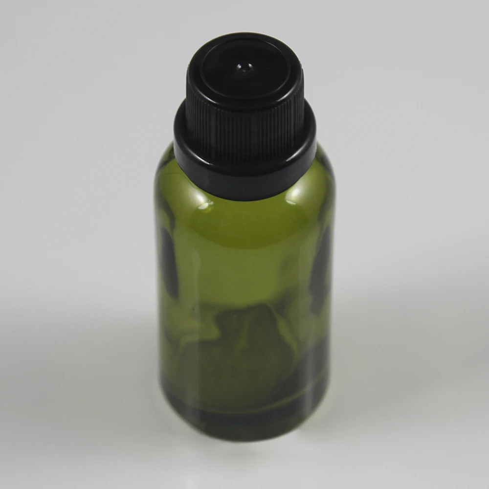 Download 50pcs 30ml light green dropper glass bottle with black screw cap,30ml glass dropper container ...