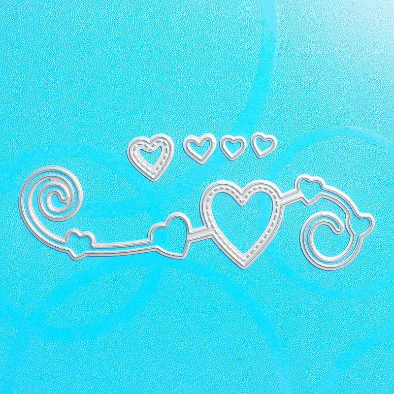 

YLCD869 Love Lace Metal Cutting Dies For Scrapbooking Stencils DIY Album Cards Decoration Embossing Folder Die Cutter Sizzix