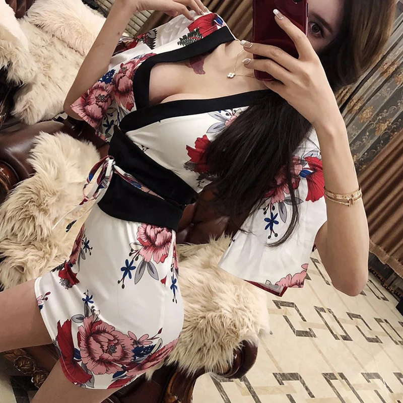 Женское японское кимоно yukata, халаты, пижамы, хлопковое платье, костюмы, кимоно, платье, ночная рубашка, одежда для сна, халат для отдыха