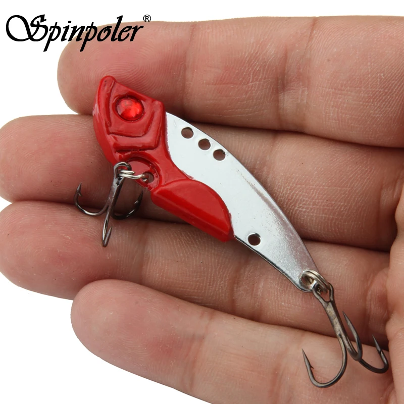 

Spinpoler 15g Metal Vib Lure Hard Bait 4.2cm Swimbait Crankbait Wobbler Minnow Fishing Lures Lipless Vibration Lures Para Pesca
