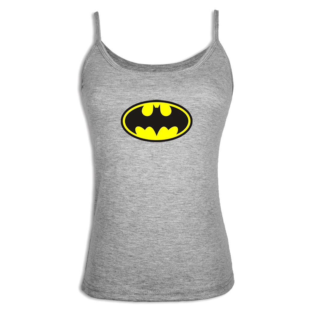 Funny DC Superhero Bruce Wayne Batman Print Camisole Anime Camis Tank Top for Lady Girl Femme Summer Women Tops Birthday Gift
