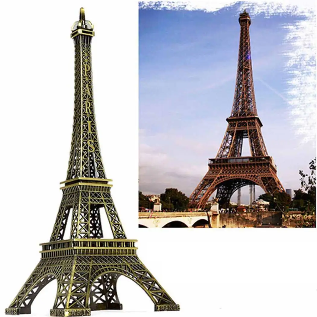 

The Eiffel Tower Metal Retro Style Decorative Home Gold Decoration Living Room, Bar, Office, Cafe Ornaments