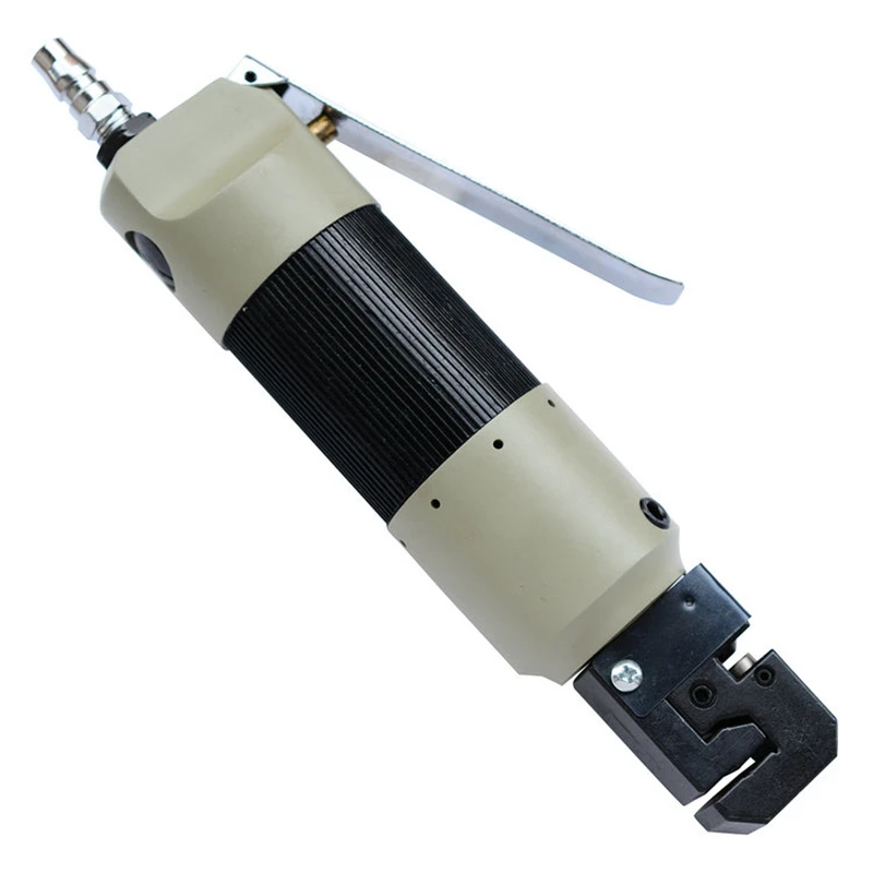

straight type 2 in 1 pneumatic puncher crimper punching flanging tool 12mm crimping 1.6mm cutting 5mm piercing eyelet work