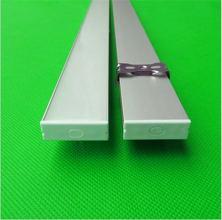 Perfil de Alumínio para a Fila Polegada 2 10 30 Pçs e lote 80 m Longo W30 H10mm Ultra Slim Levou Dupla 27mm Led Strip Bar Linear Luz Habitação 4 Luzes LED p/ bar