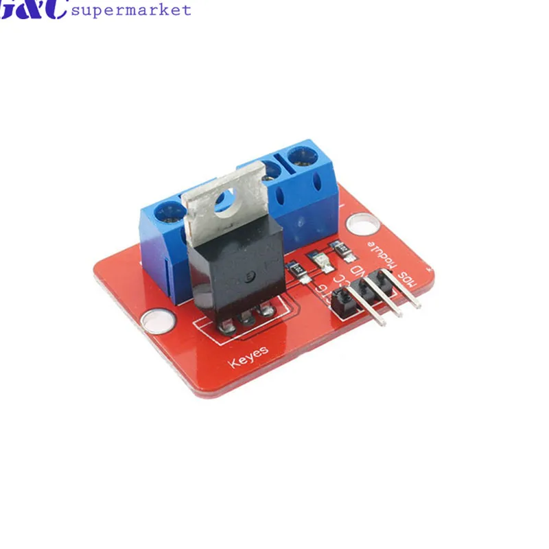 

Smart Electronics 0-24V Top Mosfet Button IRF520 MOS Driver Module for MCU ARM Raspberry Pi for arduino DIY Kit