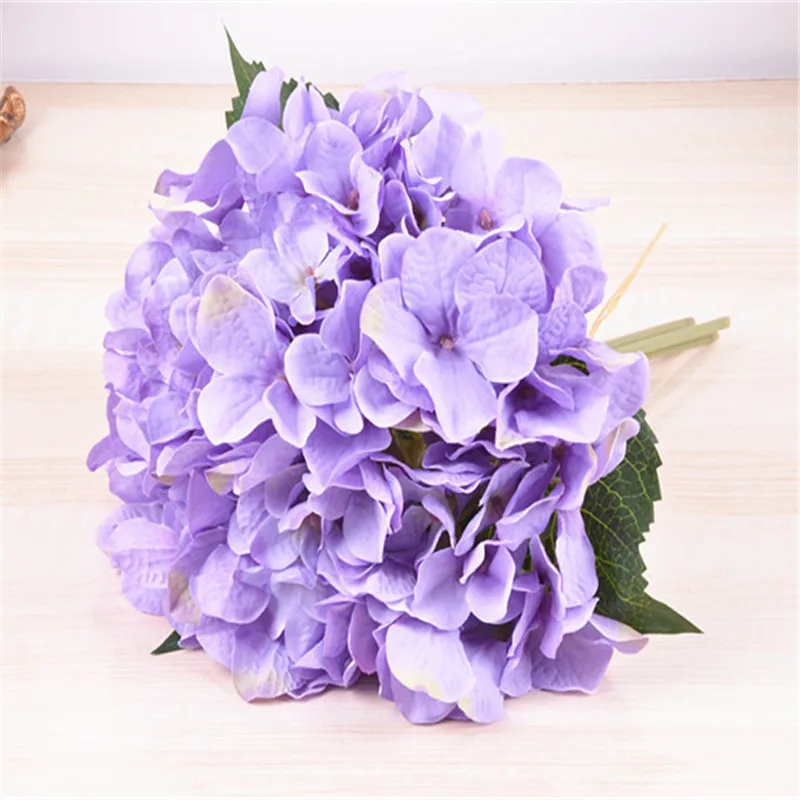 

Cheap Artificial Hydrangea Flower Ball DIY Silk Hydrangea Accessory for Home Wedding Decoration Fake Flores