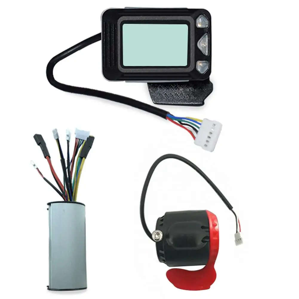 Najtaniej 3 sztuk wyświetlacz LED Instrument akcelerator elektroniczny hamulec płyta główna kontroler 5.5 Cal elektryczna deskorolka zestaw akcesoriów