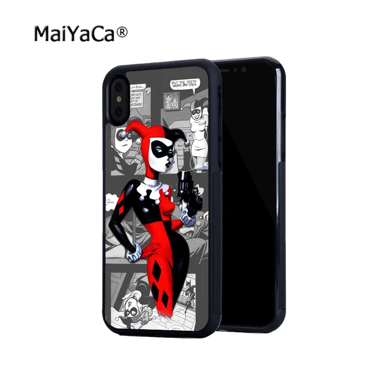 harley quinn high quality TPU soft edge phone cases for iphone 5s se 6