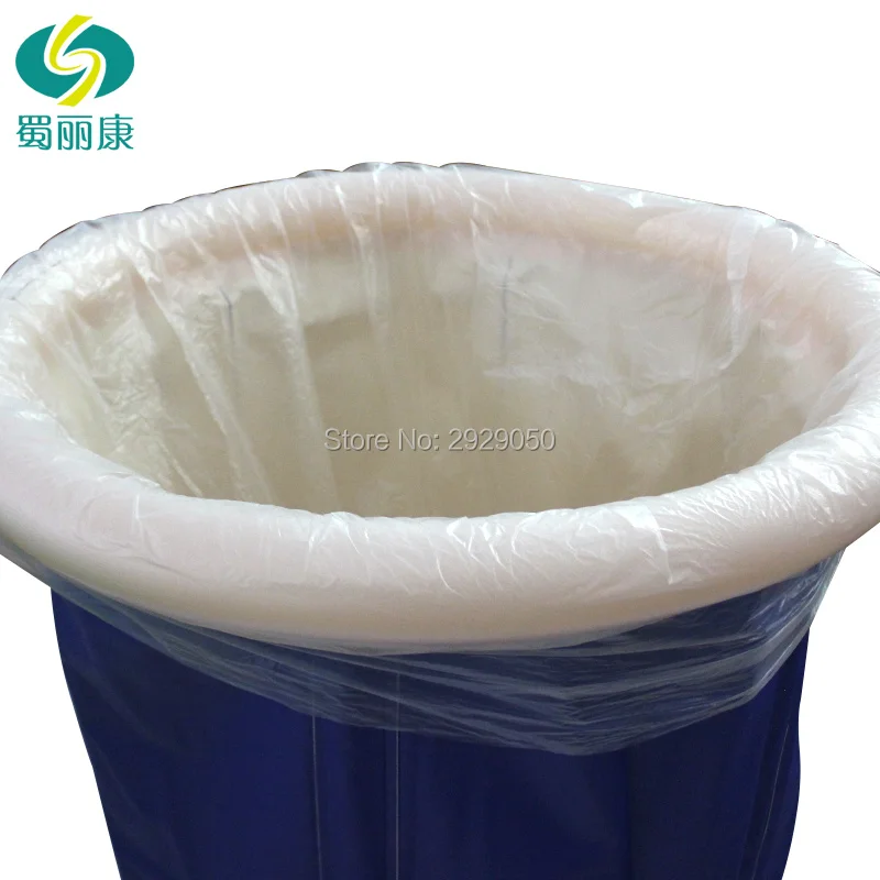 25 шт. 120X130 см одноразовая пластиковая сумка для ванной складной банный мешок специальный банный мешок переносная Ванна специальный банный мешок