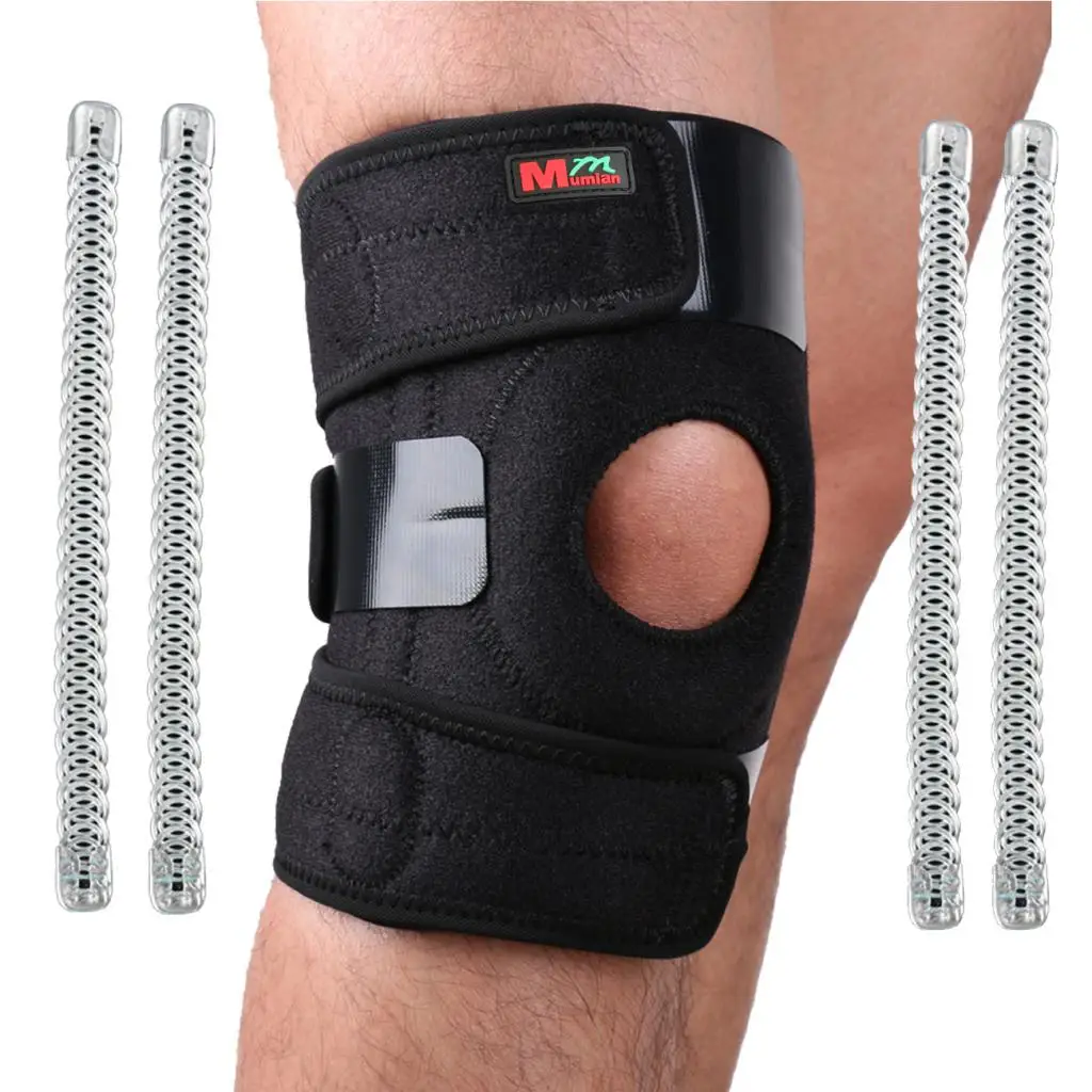 Wrap Around Knee Brace Support Adjustable Knee Open Patella Brace