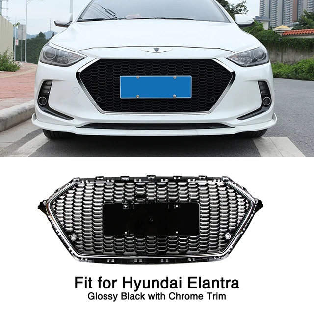 Front Bumper Grille For Hyundai Elantra AD 2017 2018 Mesh