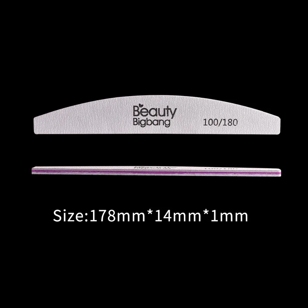 BeautyBigBang 1 шт. Шлифовальная Пилка Для ногтей буферный блок педикюр Полировка маникюра Профессиональный ноготь двусторонний маникюрный пилки инструменты для ногтей