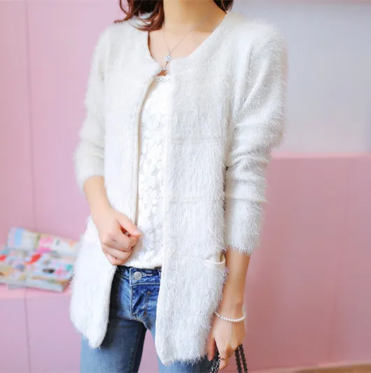 

2019 Women Spring & Autumn Knitted Dress Sweater Lady's Long Casual Sweater Cardigan