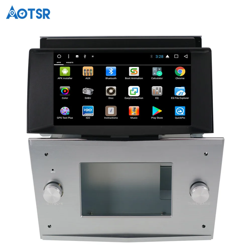 Discount Aotsr Android 7.1 GPS navigation Car no DVD Player For Opel Astra H 2006-2012 tape recorder stereo 2 DIN radio Headunit 1