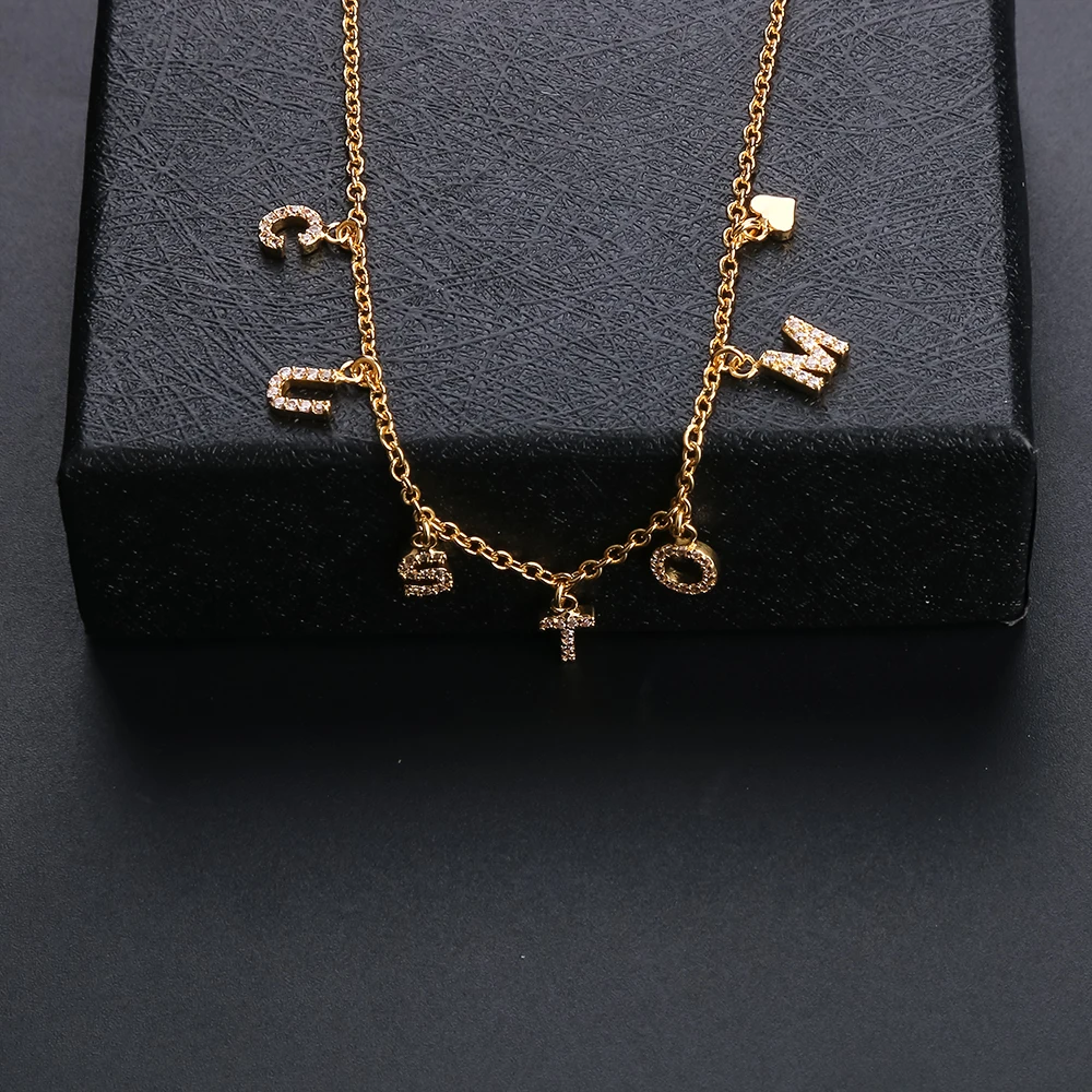 

Lateefah Customized Name Women Anklet Foot Jewelry Handmade Letter Chain Gold Anklets Birthday Gift Summer Beach Accessories
