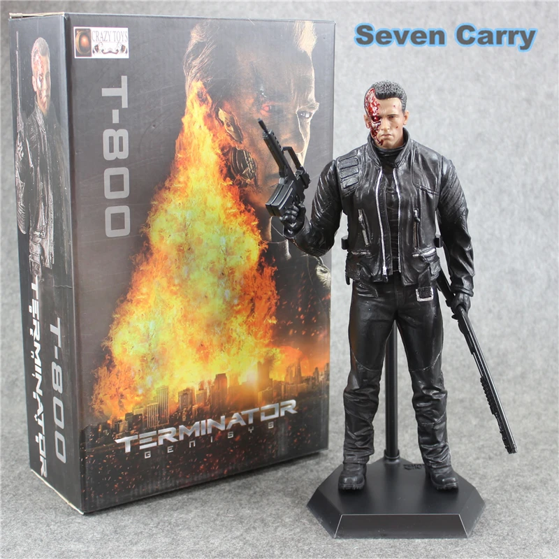 NECA The Terminator Genisys Arnold Schwarzenegger T-800 Battle Damage Ver ПВХ фигурка Коллекция Модель игрушки 35