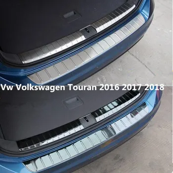 

Stainless Steel Car Rear Trunk Door Protector Trunk Sill Scuff Plate Fits For Vw Volkswagen Touran 2016 2017 2018 2019