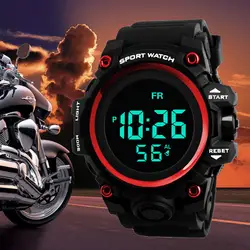 Роскошные для мужчин аналоговый цифровой Военная Униформа светодиодный LED водостойкие наручные часы Zegarek Reloj Hombre спортивные часы