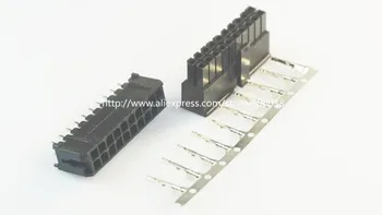 

200 sets Micro-Fit connector 3.0 mm 2x10 Pin 20 P Wafer straight dual row + Receptacle Housing + terminal 43025 / 43045 / 43030