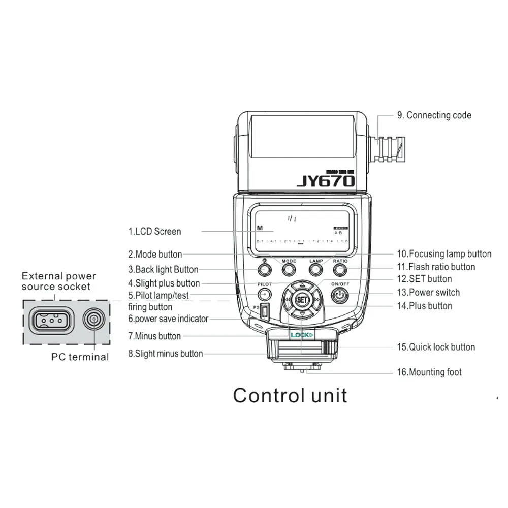 VILTROX JY-670 Macro Ring Light flash (27)