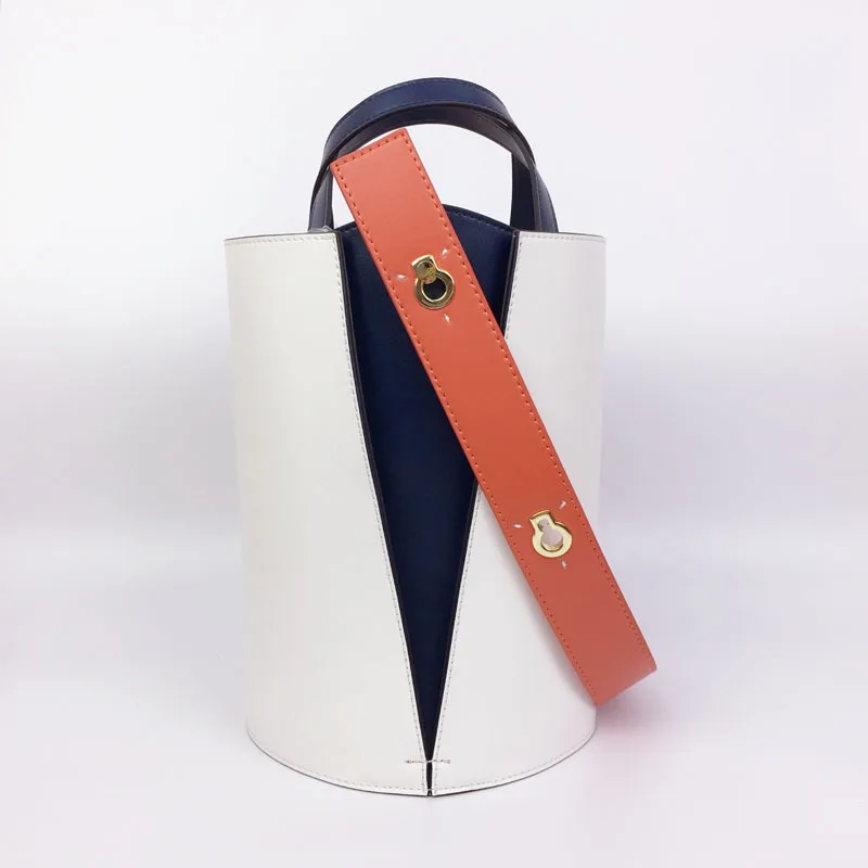 Модная сумка-мешок из спилка для женщин, женская сумка в стиле пэчворк, сумка контрастного цвета