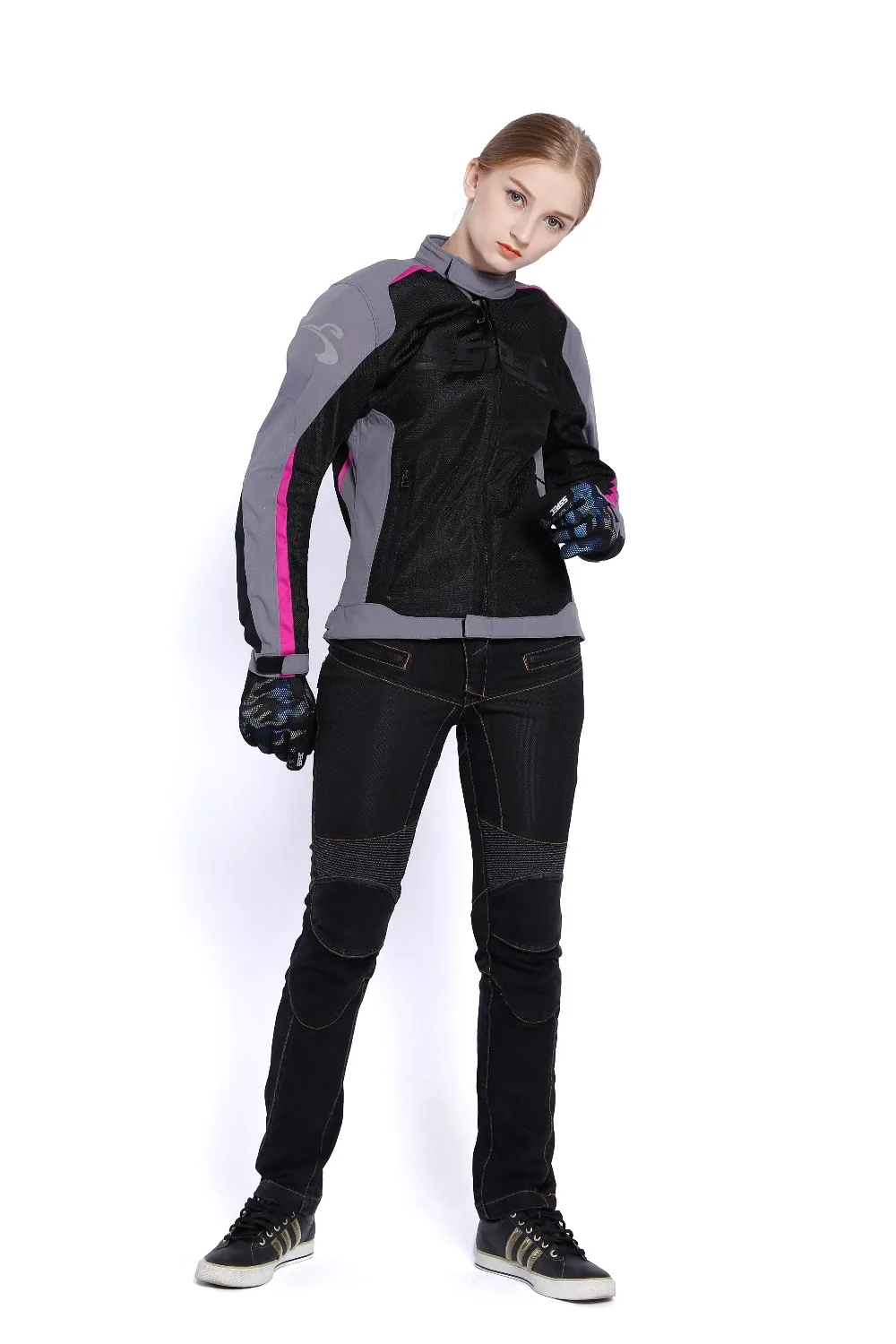 Мотоциклетная куртка Женский мотоциклетный костюм весенне-летняя куртка дышащая сетчатая одежда для верховой езды Ropa Moto куртки/куртка для верховой езды