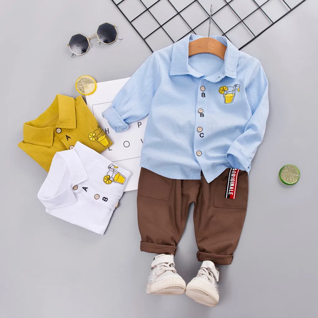 

Baby Boy Clothes Gentleman Sets Kid Newborn Outfit Tie Print T Shirt+Striped Shorts 2Piece kit Dropshipping vetement bébé garçon