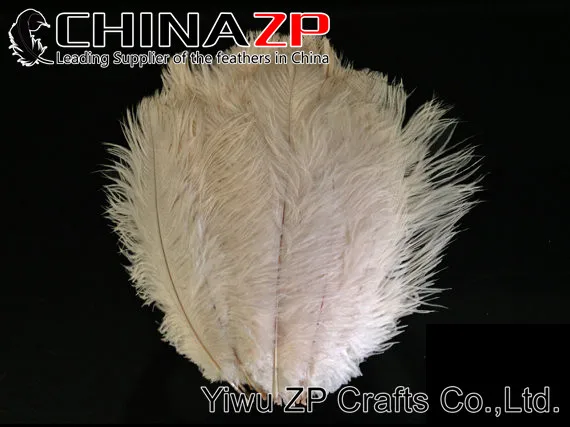 CHINAZP завод 1"-12"(25-30 см) Длина хорошее качество Отбеленный Белый страус оперение перья