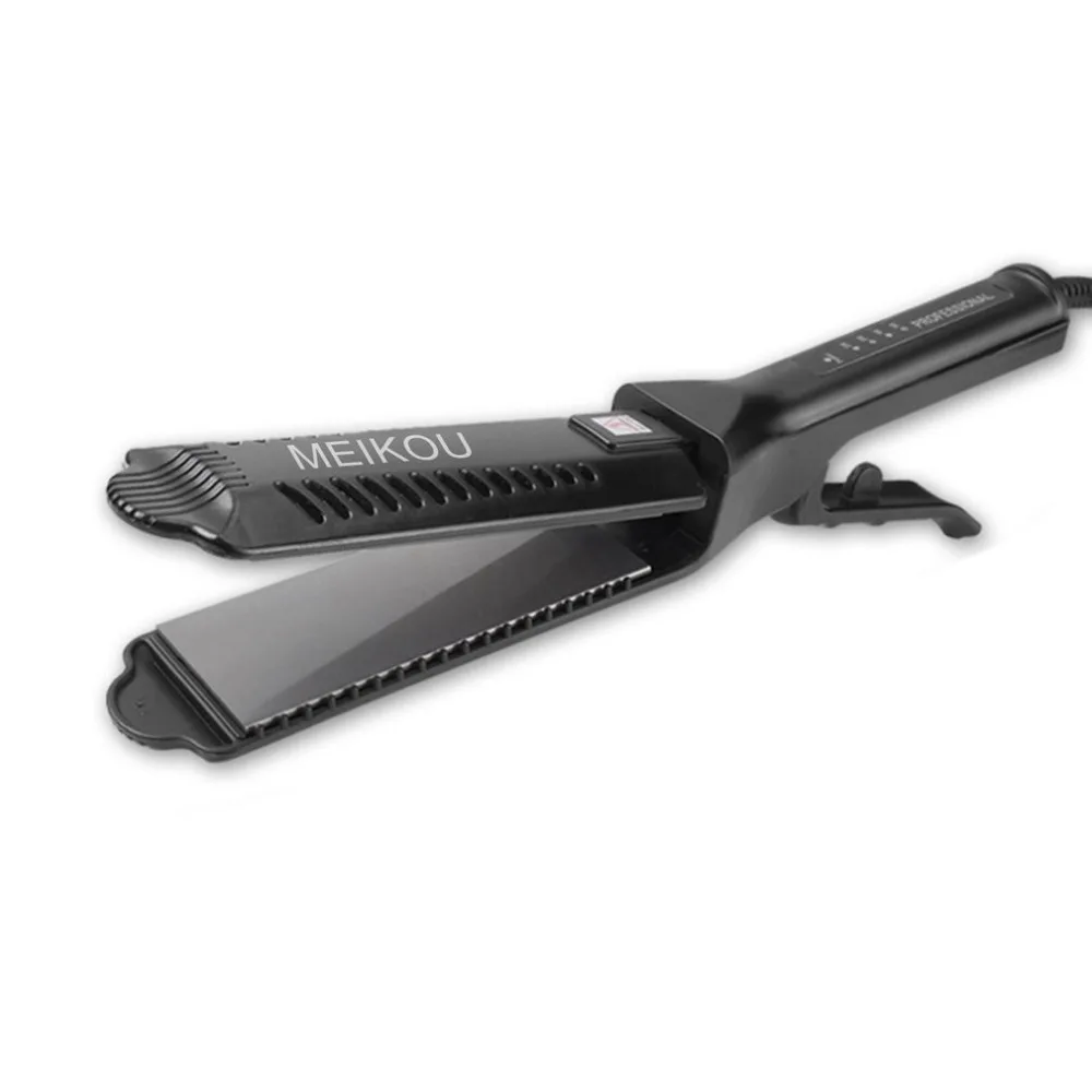 

Mini Dry & Wet Dual-use Alloy Heating Board Clamping Plate Fringe Curling Straight Splint Hair Tool DIY Hair Styling Tools