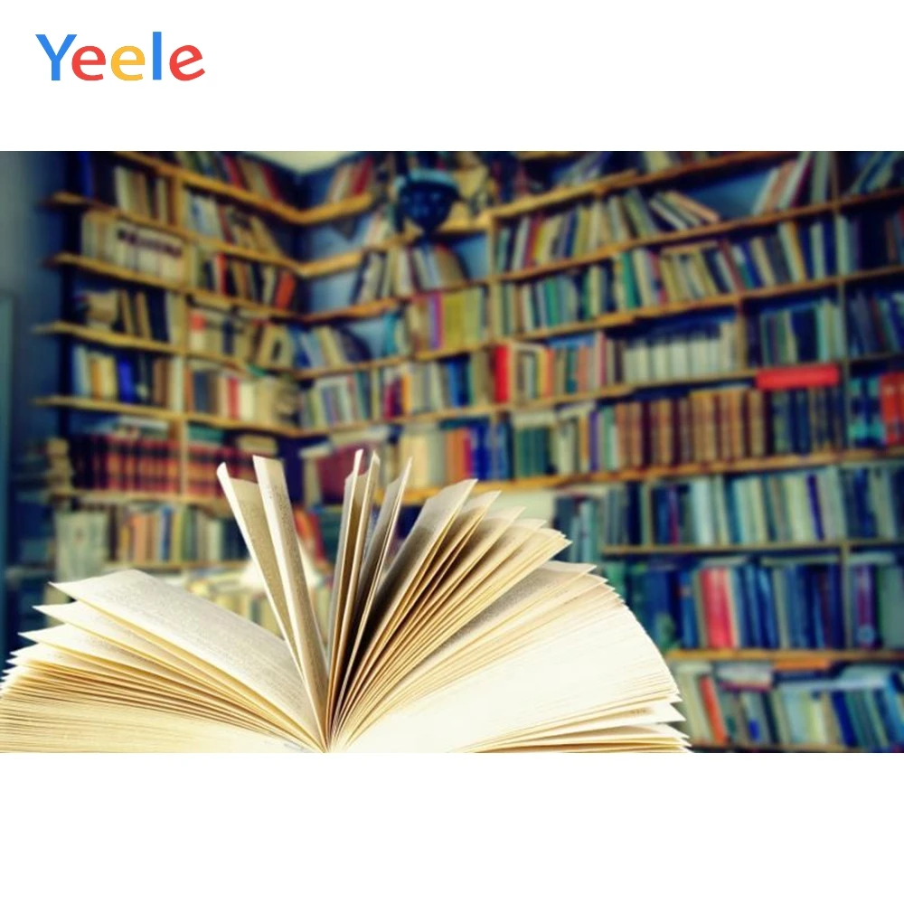

Yeele Book Bookshelf Bokeh Baby Student Photography Backdrops Vinyl Photo Backdrop Custom Backgrounds Props For Photo Studio