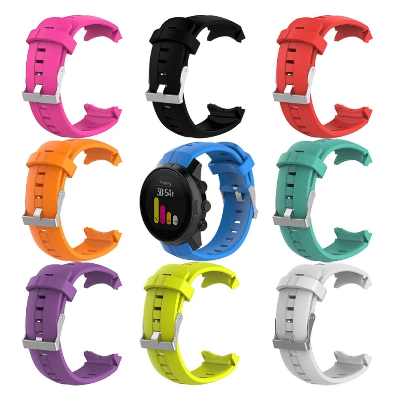 

Silicone Replacement Wrist Band Strap For SUUNTO SPARTAN SPORT Series GPS Watch