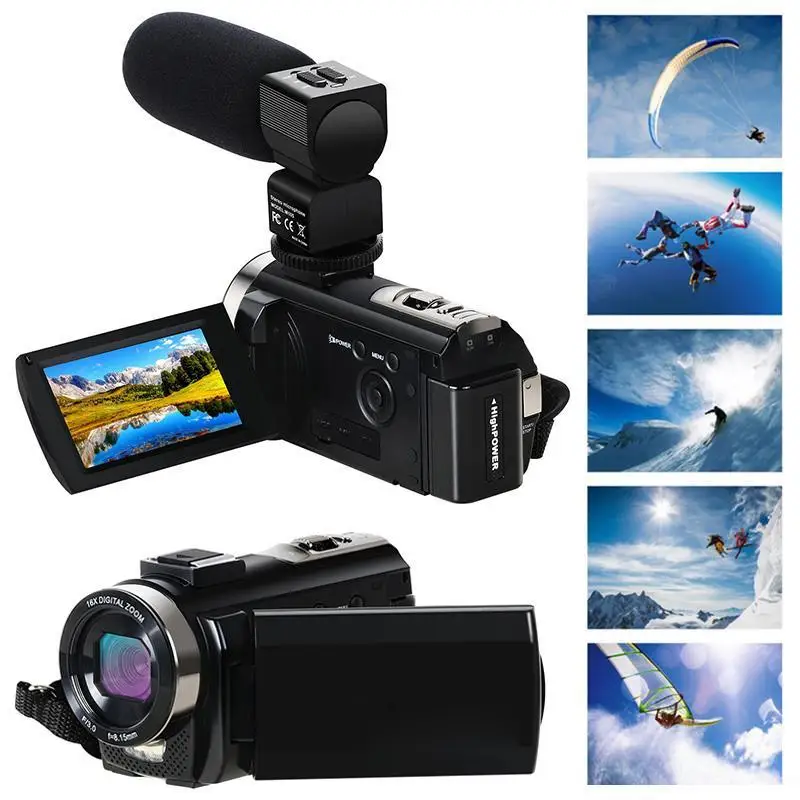 

Durable Practical Home Wide Angle Shooting 32G SD Card USB2.0 Chinese, English, French, etc HD Digital Camera