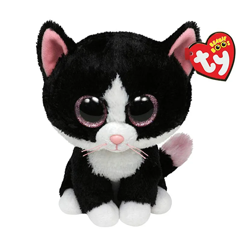 Ty бини Боос 6 "15 см перец кошка плюшевый средней мягкости Big-eyed чучело киска коллекция кукла игрушка