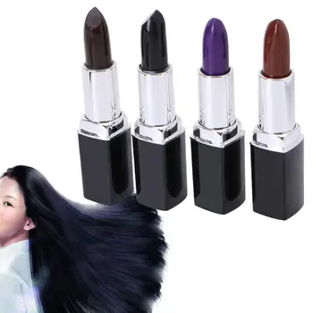 

Hot Sale Plant Extracts Disposable Temporary Hair Dye Coloring Pen Pencil Stick Lipstick Covering White Hair
